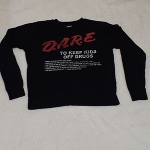 D.A.R.E. sweatshirt pullover DARE long sleeve